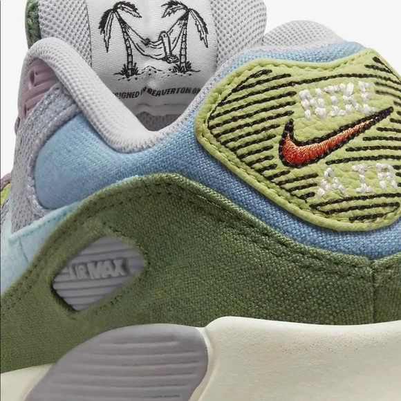 Nike Air Max 90 SE "Next Nature" Blue Wolf Grey DQ4016-400 Women's Sizes - Picture 4 of 10